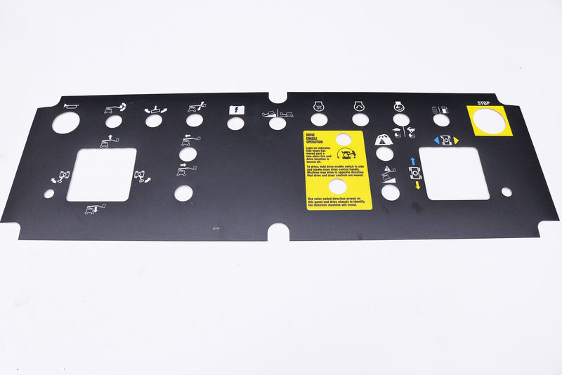 DURAFORCE Genie 82767GT Decal Platform Control Panel for S40/45 Telescopic Boom Lifts