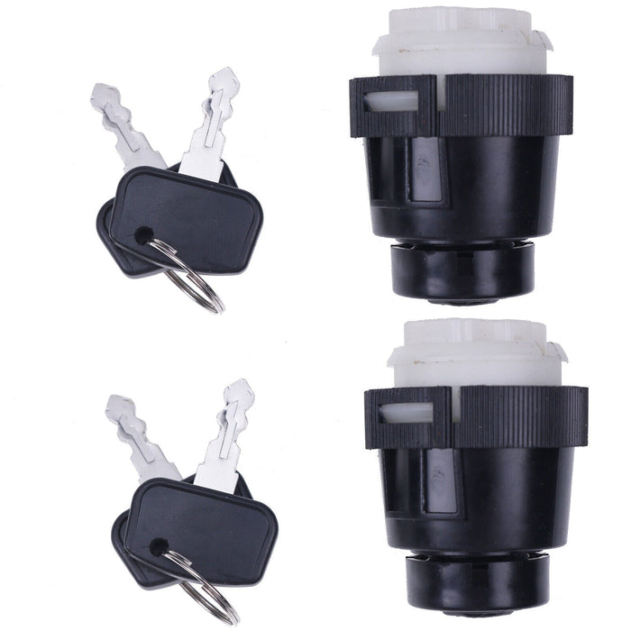 DURAFORCE 2X Ignition Switch Keys 1C7020-06400 K3281-62100 for Kubota ZG222 ZG227 RTV500G