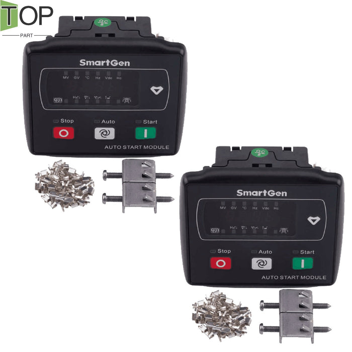 DURAFORCE 2X New MGC120 Auto Start Generator Controller AMF Module for SmartGen Engine