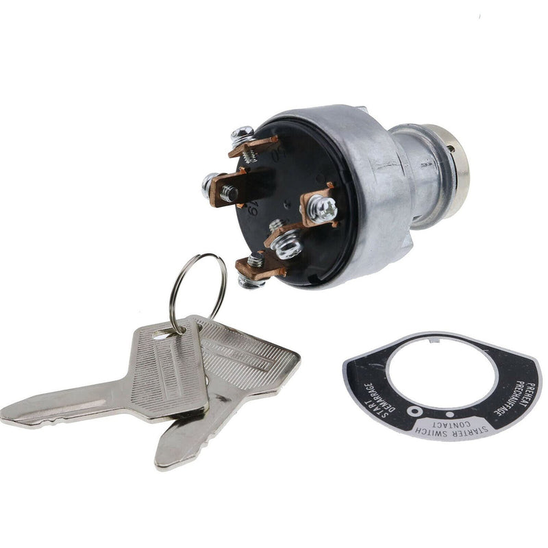 DURAFORCE Yanmar C50R Engine Ignition Switch w/ 301 Keys 933110-00100 3TNV76