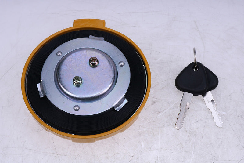DURAFORCE Volvo EC55B EW55B EC140 Fuel Cap with 2 Keys 14528922 14639653