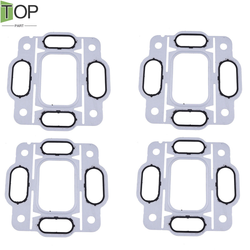 DURAFORCE 4X Turbocharger Mounting Metal Gasket 3921926 for Cummins 4/6B C8.3 Engine