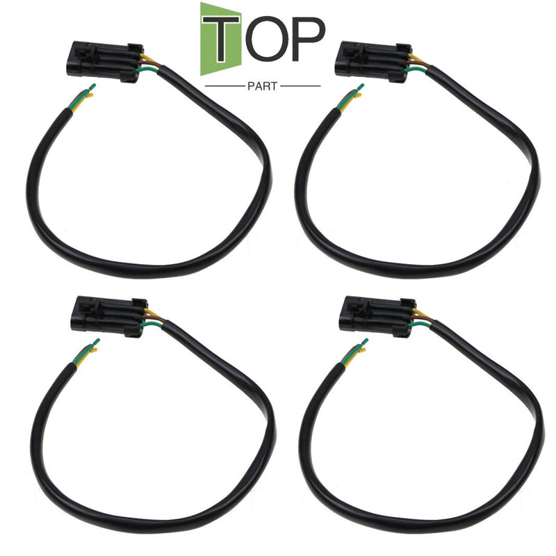 DURAFORCE 4X 3-Pin Wiper Motor Connector Plug 6730321 for Bobcat 751 753 763 773 863 864
