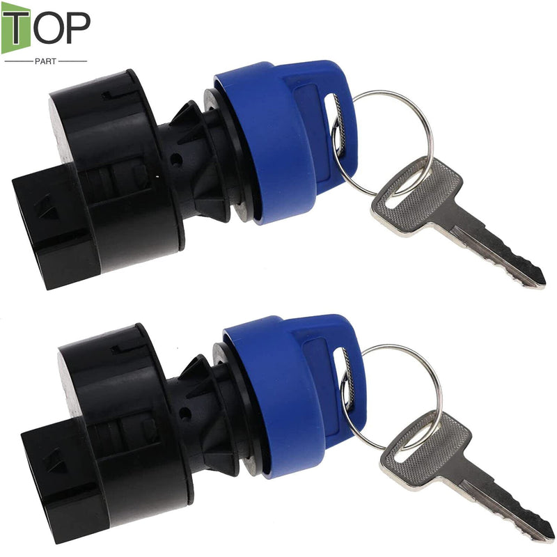 DURAFORCE 2X Ignition Key Switch 87577812 for New Holland TC31DA TC40DA TC45DA T2310