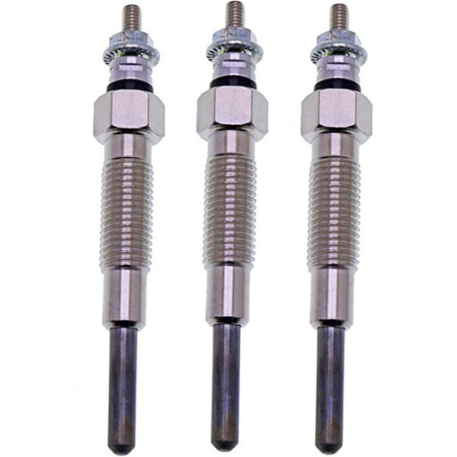 DURAFORCE 3PCS Glow Plug 32A66-03102 for Mitsubishi S4S Engine Forklift Excavators