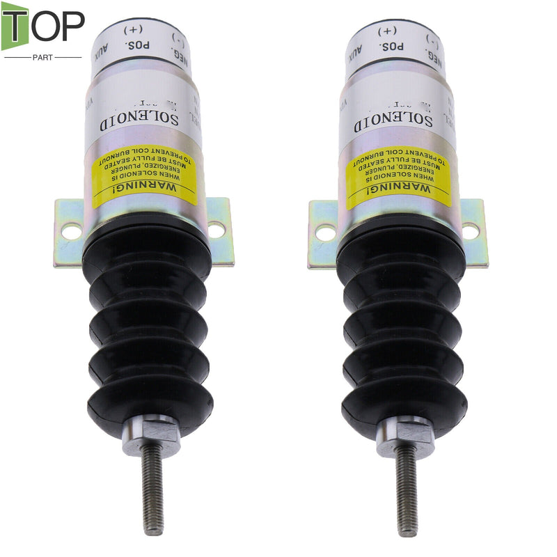 DURAFORCE 2X 12V Stop Solenoid for Genie GS-3369 RT GS-4069 RT TMZ-50/30 TZ-50/30 Parts