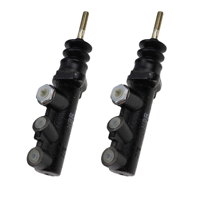 DURAFORCE D141779 D136837 2X Brake Master Cylinder Compatible With Case Backhoe Loaders