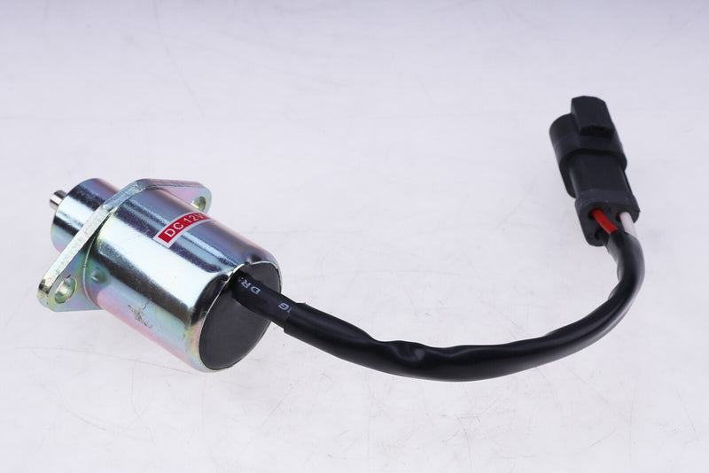 DURAFORCE 2X 2848A278 Fuel Shut Off Solenoid For CAT 236 246 Skid Steer Perkins UB704