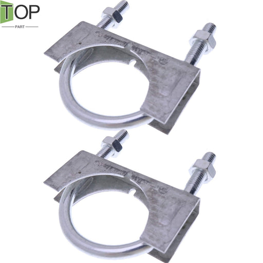 DURAFORCE 2X Exhaust Pipe Clamp 6677363 7101708 Fits Bobcat 751G 753 763 773 7753 S130