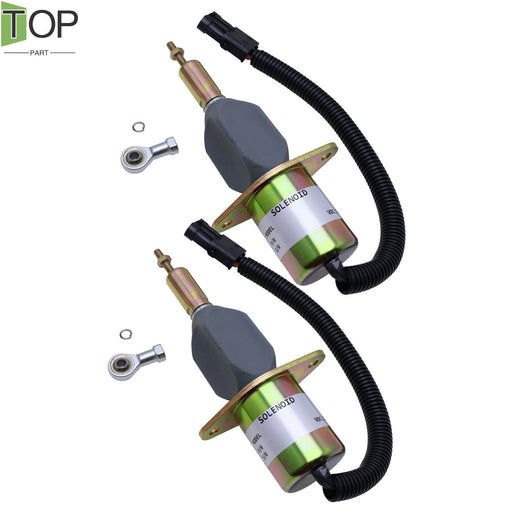 DURAFORCE 2X NEW Shut Down Solenoid 3923680 For Cummins 6CT