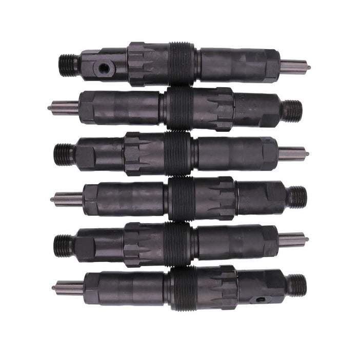 DURAFORCE 6X Fuel Injectors AR101885 AR74665 For John Deere Engine 6466A 6466D 6466T