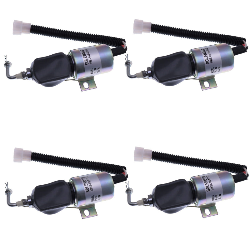 DURAFORCE 4X Stop Solenoid SA-4847-12 1751ES-12E7UC5B1S1 12V for Woodward 1700 Series