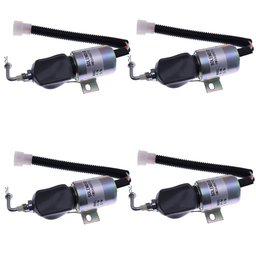 DURAFORCE 4X Stop Solenoid SA-4847-12 1751ES-12E7UC5B1S1 12V for Woodward 1700 Series