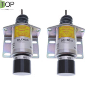 DURAFORCE 2X New Fuel Shutoff Solenoid 2001-12F2U1B2A SA-2774-A Fits For Woodward 12V