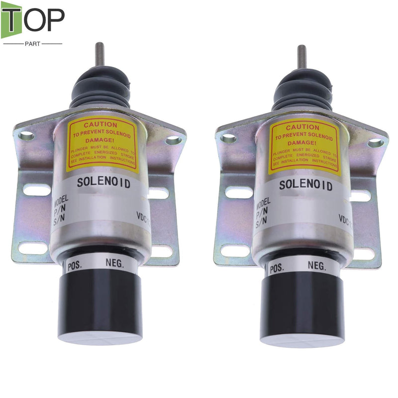 DURAFORCE 2X New Fuel Shutoff Solenoid 2001-12F2U1B2A SA-2774-A Fits For Woodward 12V