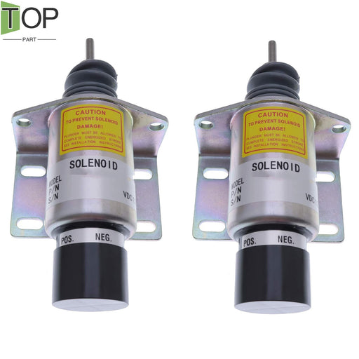 DURAFORCE 2X New Fuel Shutoff Solenoid 2001-12F2U1B2A SA-2774-A Fits For Woodward 12V