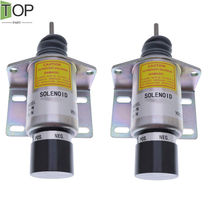 DURAFORCE 2X New Fuel Shutoff Solenoid 2001-12F2U1B2A SA-2774-A Fits For Woodward 12V