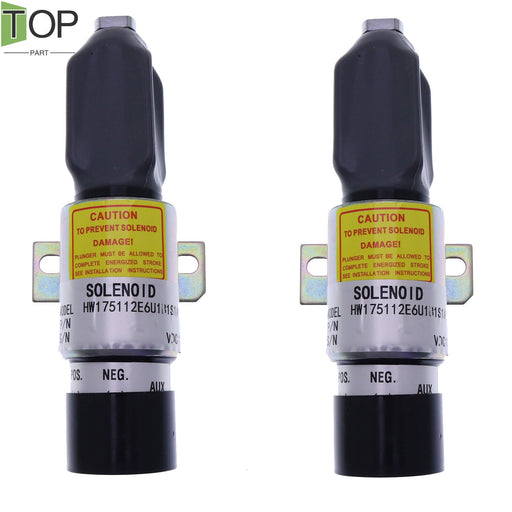 DURAFORCE 2X New Shut Down Solenoid 12V 1751-12E6U1B1S1A 1700-2530 Fits For Woodward