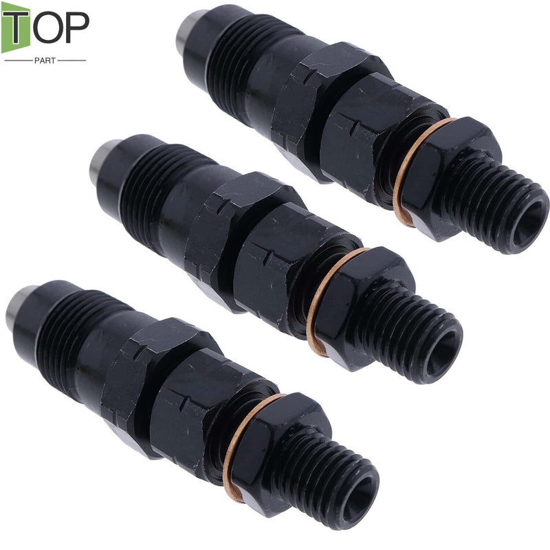 DURAFORCE 3PCS Fuel Injector 119717-53001 129931-53000 for Yanmar 3TNV76 4TNE92 Engine