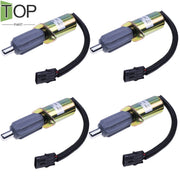 DURAFORCE 4X Fuel Solenoid Assembly for Case IH 7110 7120 7130 7140 7150 9210 9230 9240