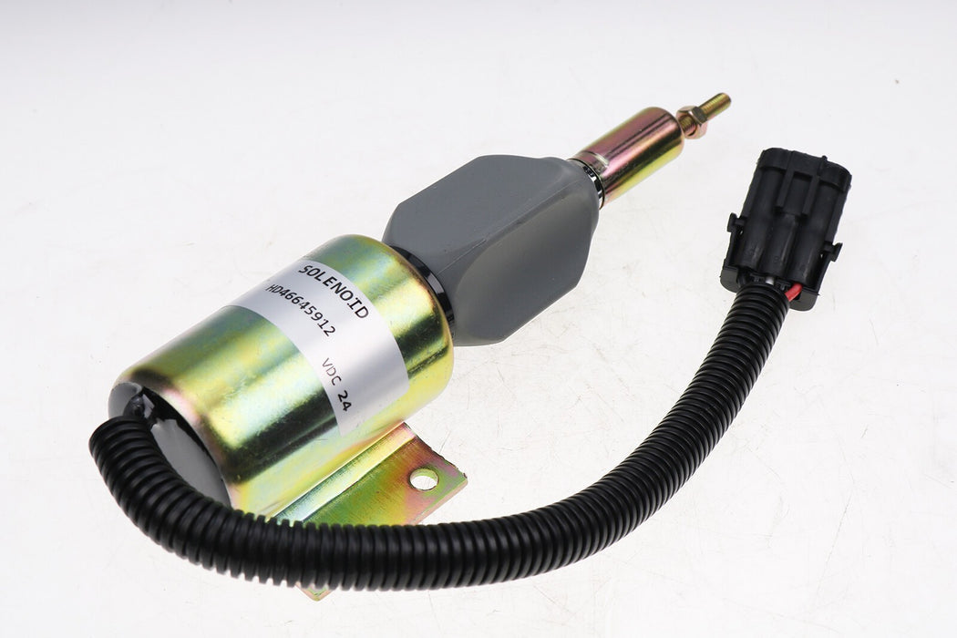 DURAFORCE 24V Fuel Shut Off Solenoid for John Deere 670C 670CH 672CH Motor Graders