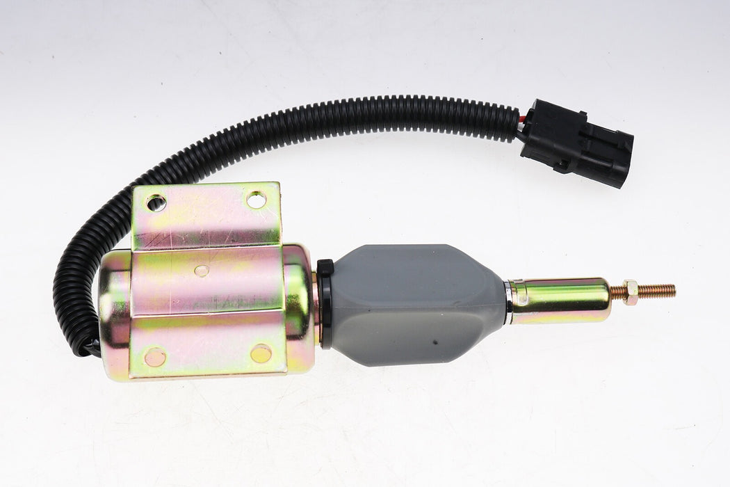 DURAFORCE 24V Fuel Shut Off Solenoid for John Deere 670C 670CH 672CH Motor Graders
