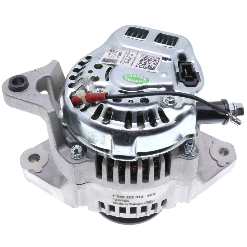 DURAFORCE 12V 40A Alternator LR140-714BR 119624-77201 for Yanmar 4TNE98 4TNE84T 3TNE88