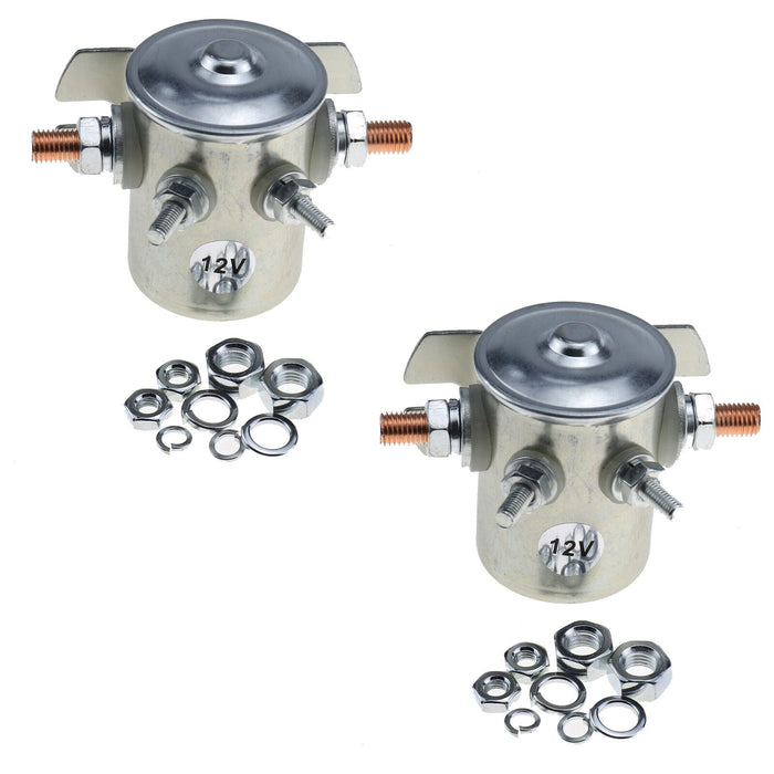 DURAFORCE 2X 12V 300A Continuous Duty Solenoid Relay for Golf Carts - NEW Rush 1114208