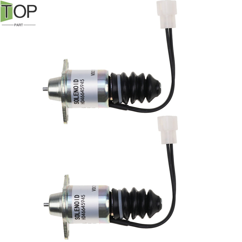 DURAFORCE 2X SA-4786 12V Solenoid Valve for Yanmar 2YM15 3YM30 3YM20 3JH5E 3JH4E 4JH4AE