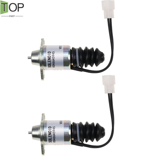 DURAFORCE 2X SA-4786 12V Solenoid Valve for Yanmar 2YM15 3YM30 3YM20 3JH5E 3JH4E 4JH4AE
