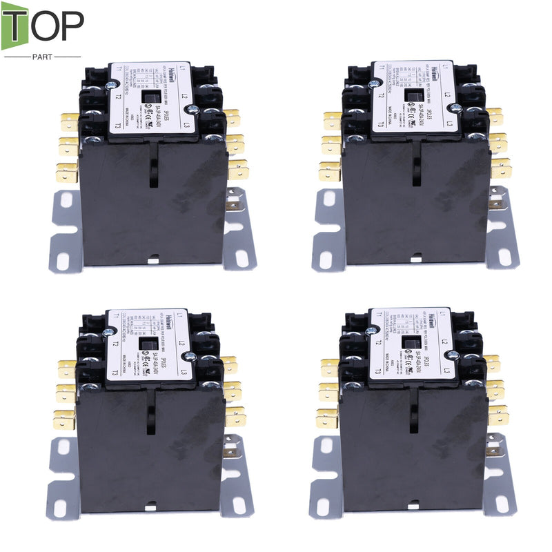 DURAFORCE 4X New 3-Pole 40A 240V AC Coil Definite Purpose Contactor SA-3P-40A-240V