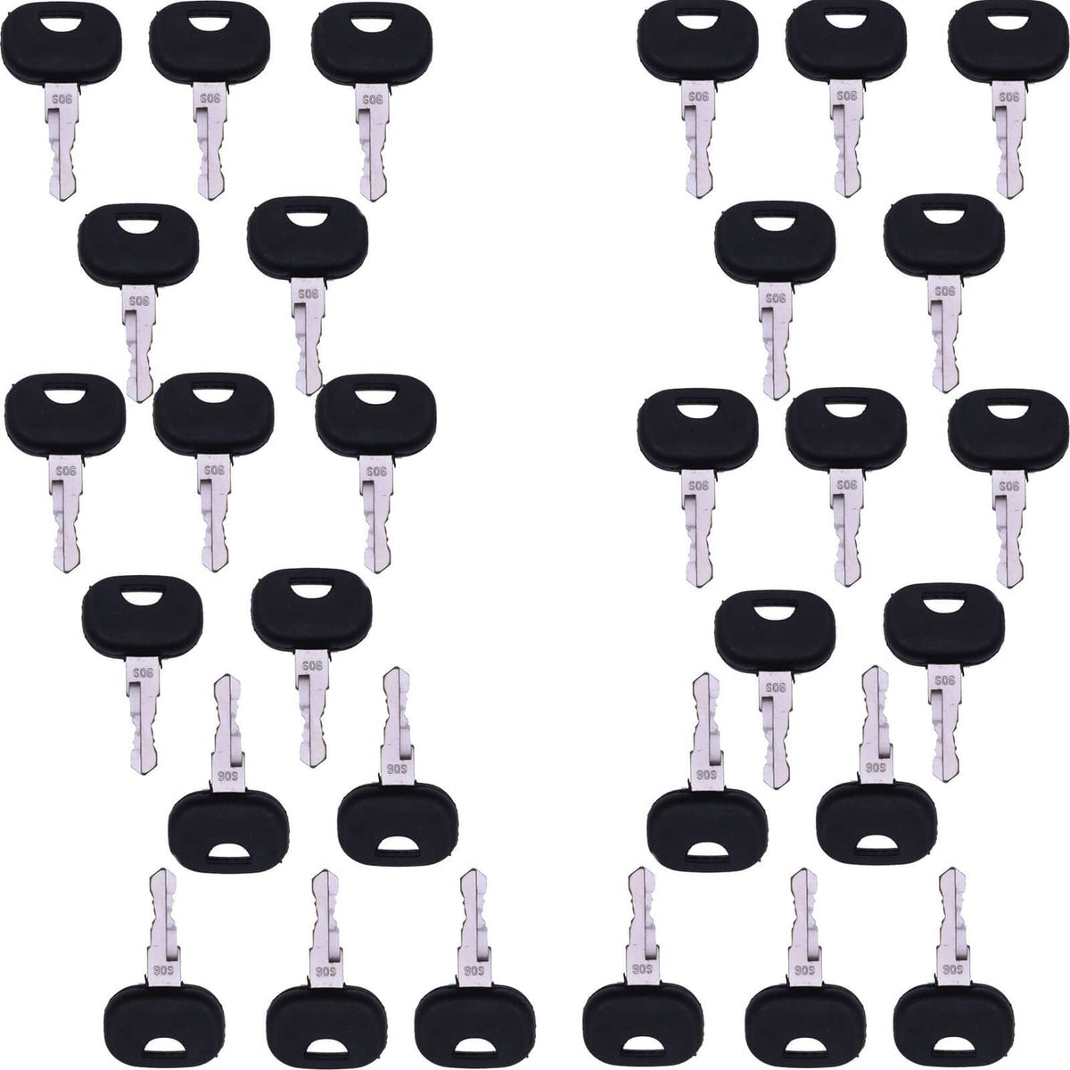 30 Pack Key 14606 for Liebherr & John Deere Heavy Equipment 606 Model ...