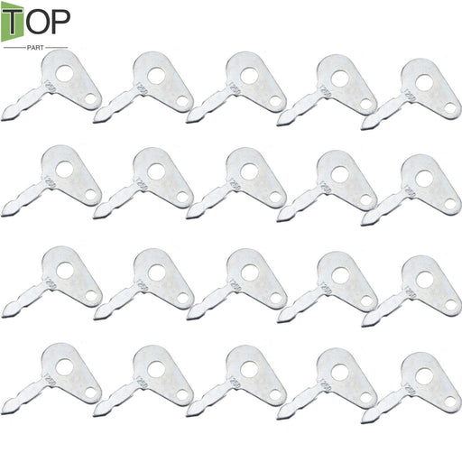 DURAFORCE 20pcs T250 Tractor Excavator Keys for Grader Dozer Ford New Holland SkyTrak
