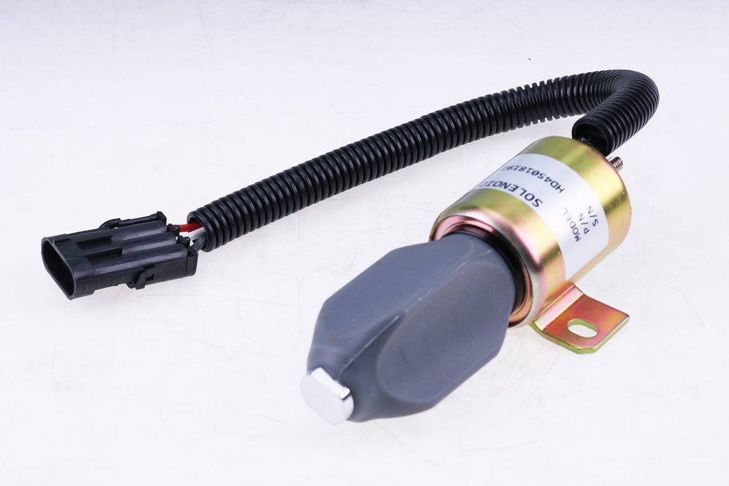 DURAFORCE 2X 24V Fuel Stop Solenoid Valve 332/J5060 716/30091 for JCB JZ140 JS330XD