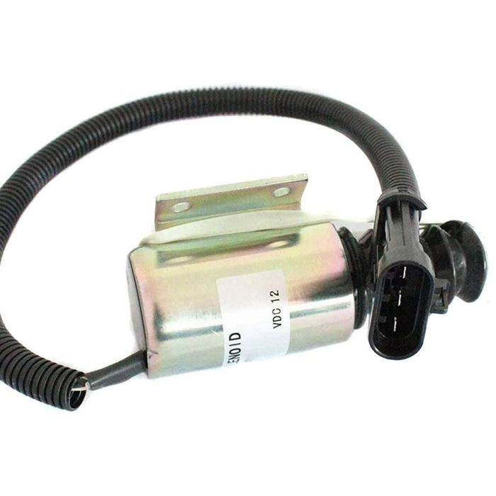 DURAFORCE 12V Fuel Shutoff Solenoid 1813868C1 for International Navistar DT360 DT466