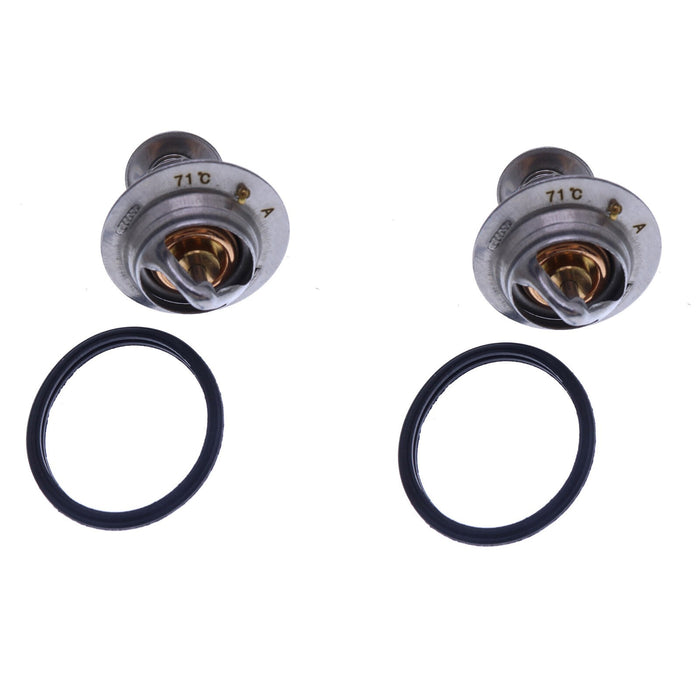 DURAFORCE 2X M811034 M805834 Engine Thermostat for John Deere 1070 2027R 2032R 2520 2720
