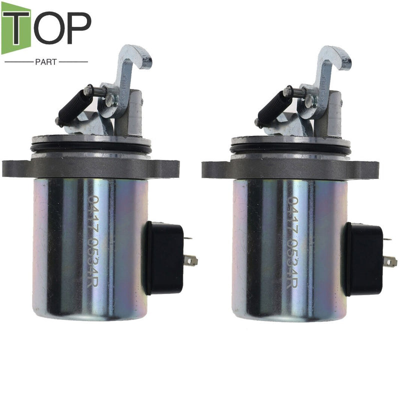 DURAFORCE 2X Fuel Shutoff Solenoid 04170534R 04270712 for Deutz F2L1011 BF4L1011 1011F