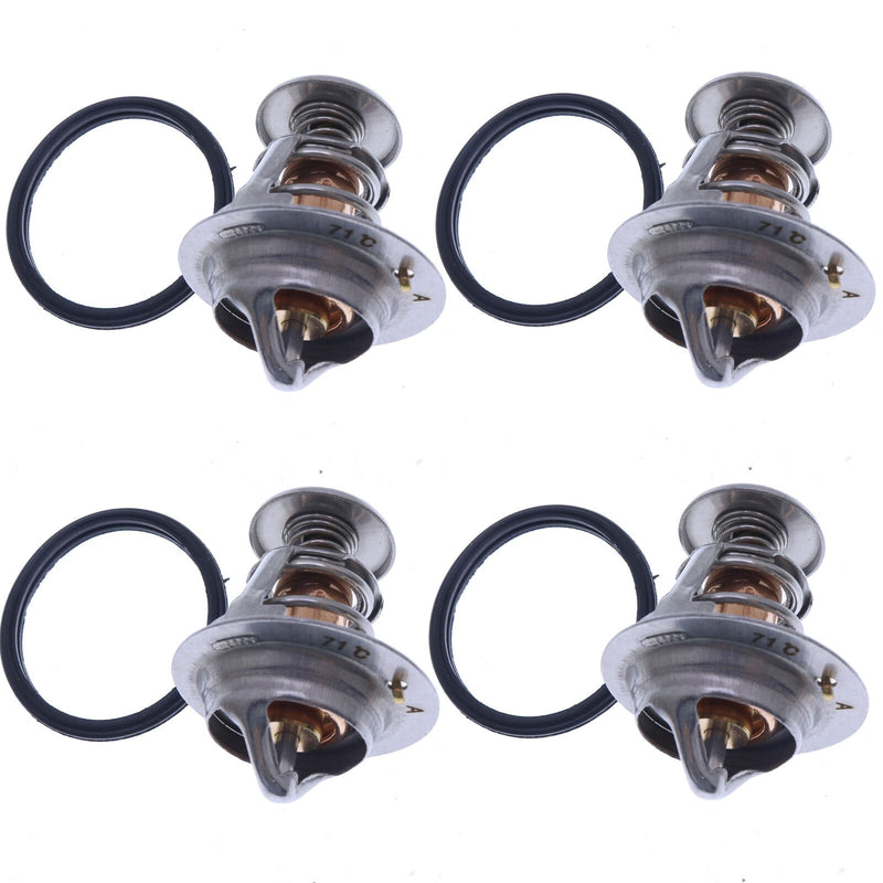 DURAFORCE 4X Yanmar 4TNV88 Thermostat 71℃ for EX450 EX3200 EX2800 YSR3120 Engine Parts