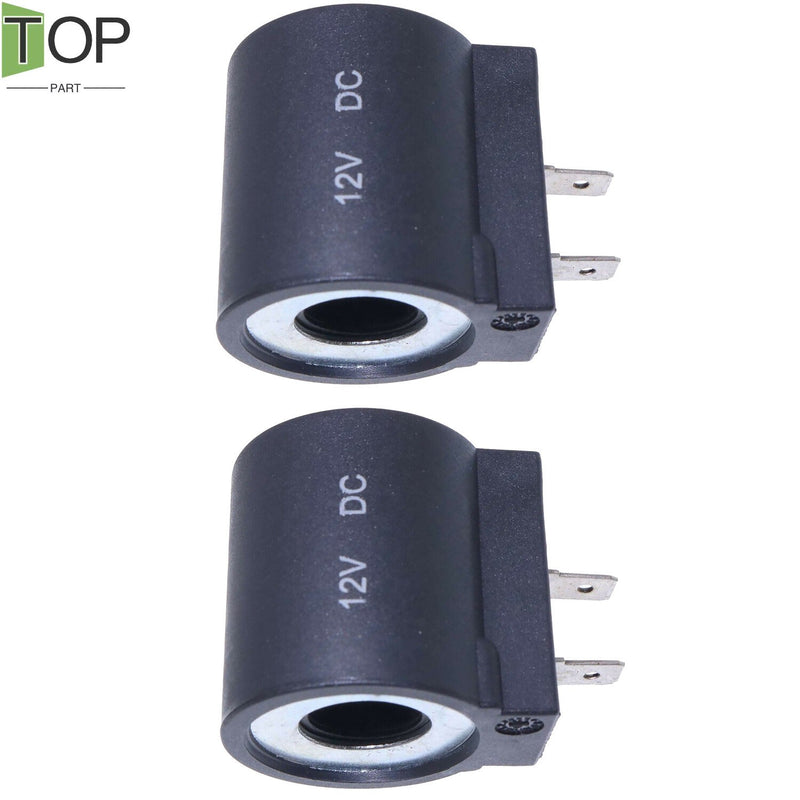 DURAFORCE 2X 12V DC Solenoid Valve Coil 2 Spade Connector for Genie 103613 6301012