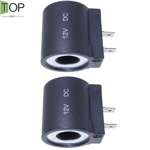 DURAFORCE 2X 12V DC Solenoid Valve Coil 2 Spade Connector for Genie 103613 6301012