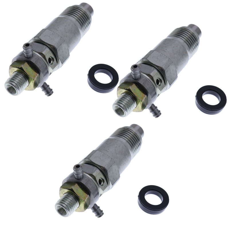 DURAFORCE 3X Fuel Injectors 70000-65208 15271-53000 for Kubota D750 D850 D950 Engine