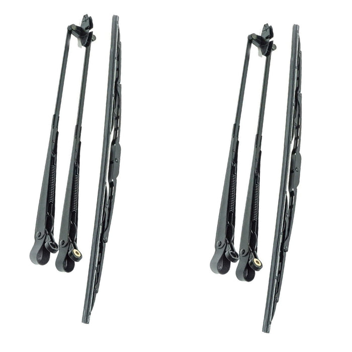 DURAFORCE 2 Set Windshield Wiper Arms Blades for Bobcat T190 S175 S250 T180 7188371/2