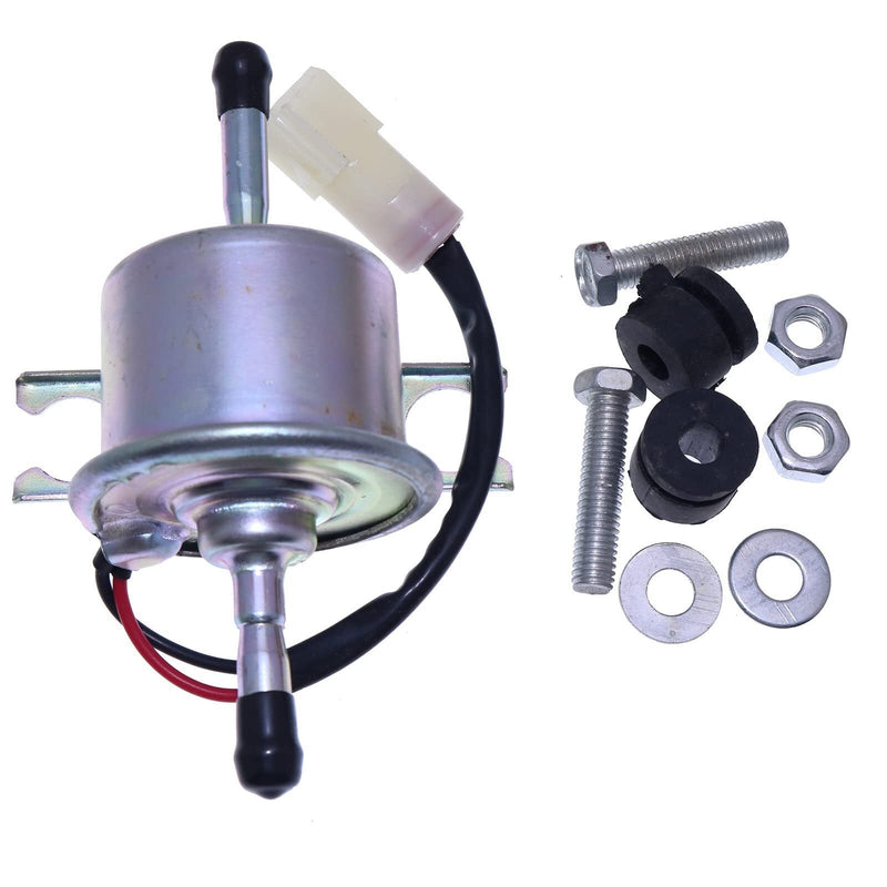 DURAFORCE New 12V Fuel Pump 8971491820 for John Deere 17ZTS 27C 27ZTS 35C 35ZTS 50C 50ZTS