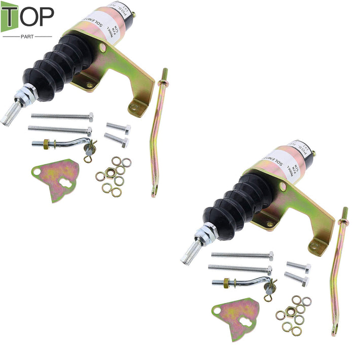 DURAFORCE 2x 12V Shutoff Solenoid Valve 75366GT for Genie S-80 S-85 S-100 S-105 Z-80/60