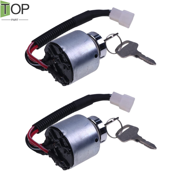 DURAFORCE 2X Kubota Ignition Keys 66101-55200 for TG1860G ZD18 ZD21 ZD28 Models