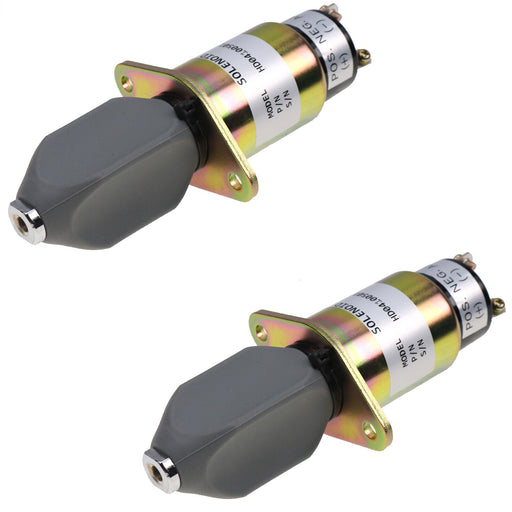 DURAFORCE 2X 12V Shut Down Solenoid 1751-12A6U1B1S5 SA-4259-12 for Kubota Engines
