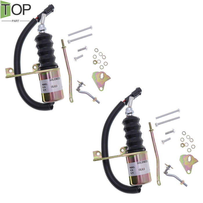 DURAFORCE 2X Deutz Bosch RSV 12V Fuel Shutoff Solenoid SA-3742-12 3932017 New