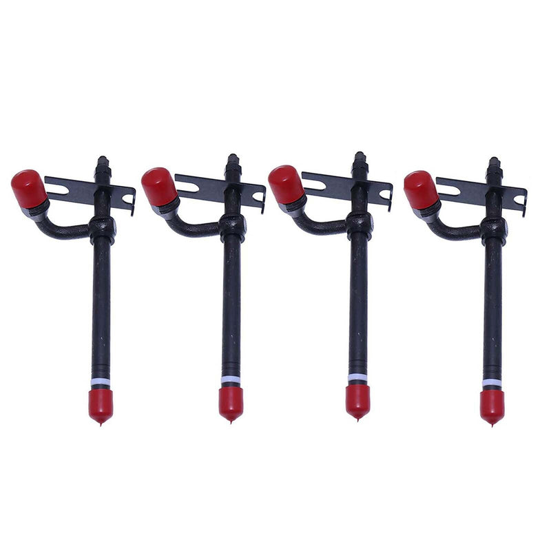 DURAFORCE 4X Fuel Injector A140829 for Case Tractors 350 350B 450 480B 580B Parts