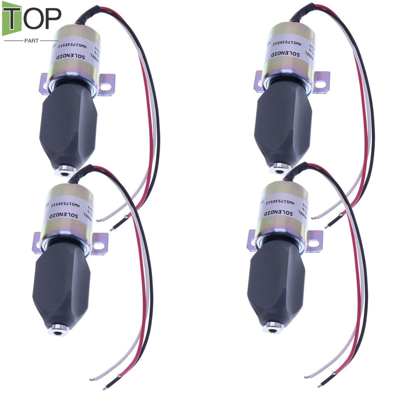 DURAFORCE 4X 12V Solenoid 1753ES-12E6ULB1S1 for 1991-2005 Grasshopper 603350 Mower