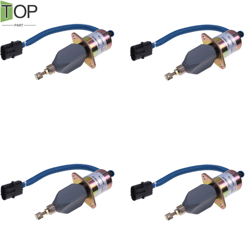 DURAFORCE 4X Fuel Shut Off Solenoid for Cummins 3934972 3832211 SA-4026-12